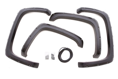LUND Lund 16-17 Toyota Tacoma RX-Rivet Style Textured Elite Series Fender Flares - Black (4 Pc.) - & Trim