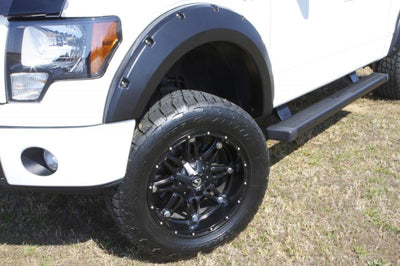 LUND Lund 16-17 Toyota Tacoma RX-Rivet Style Textured Elite Series Fender Flares - Black (4 Pc.) - & Trim
