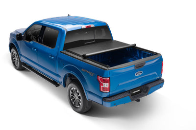 LUND Lund 17-23 Ford F-250/350/450/550 Super Duty (8ft. Bed) Genesis Roll Up Tonneau Cover - Black - Covers