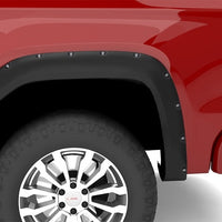 LUND Lund 19-22 GM Silverado/Sierra RX-Flat Textured Elite Series Fender Flares w/Black Bolts - Black 4pc - & Trim
