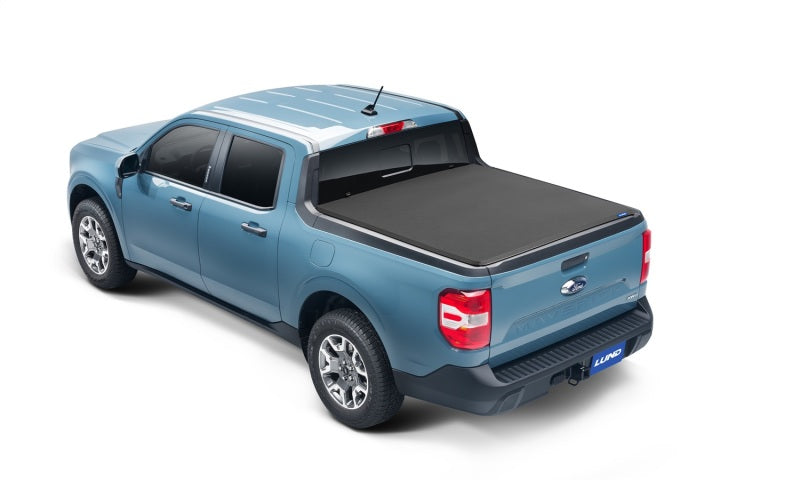 LUND Lund 2022 + Ford Maverick (4.5ft. Bed) Genesis Elite Tri-Fold Tonneau Cover - Black - Covers