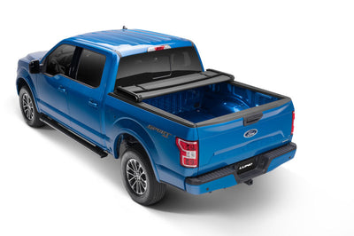 LUND Lund 21 + Ford F-150 Genesis Elite Tri-Fold Tonneau Cover - Black - Covers