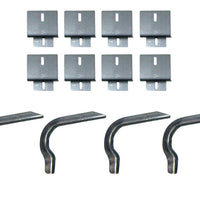 LUND Lund 97-09 Ford Expedition EZ Running Board Mounting Bracket Kit - Brite - Fabrication