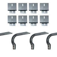 LUND Lund 97-09 Ford Expedition EZ Running Board Mounting Bracket Kit - Brite - Fabrication