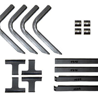 LUND Lund 98-10 Ford Ranger Std. Cab EZ Running Board Mounting Bracket Kit - Brite - Fabrication