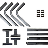 LUND Lund 98-10 Ford Ranger Std. Cab EZ Running Board Mounting Bracket Kit - Brite - Fabrication