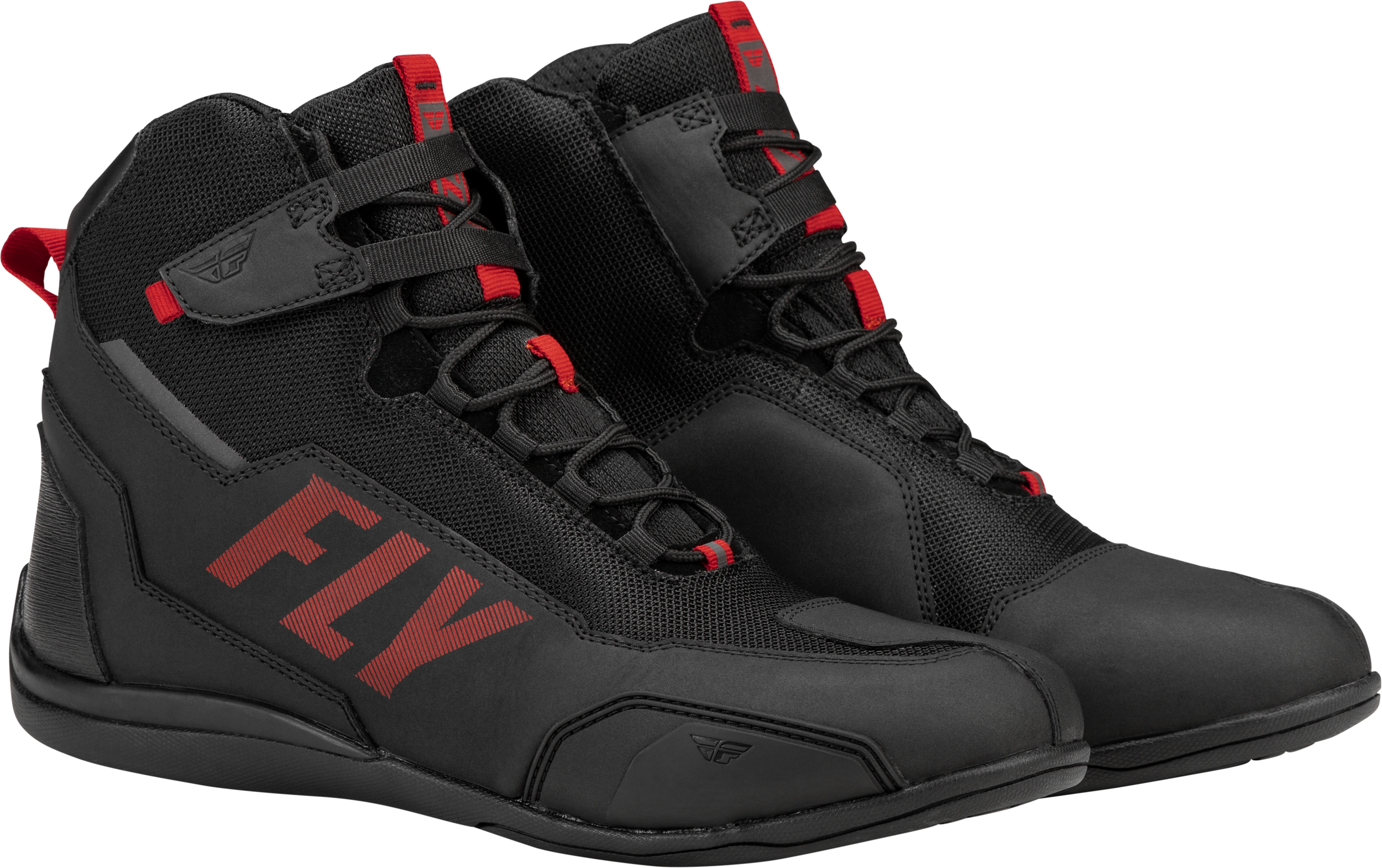 FLY RACING M21 Riding Shoes Black/Red 07 - Footwear