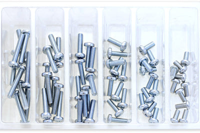 Bolt M5 Pan Head Phillips Assortment 120 Piece Kit - Tires & Wheels