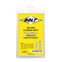 Bolt M6 8mm Hex Flange Assortment 60 Piece Kit - Tires & Wheels