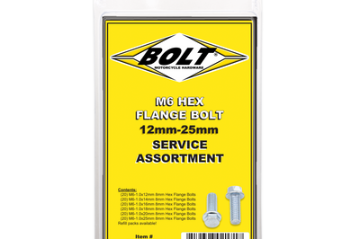 Bolt M6 8mm Hex Flange Asst 1 - Tires & Wheels