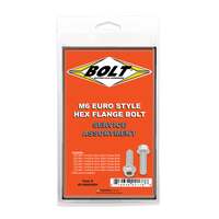 Bolt M6 Euro Torx Flange Assortment 100 Piece Kit - Tires & Wheels