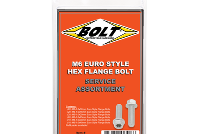 Bolt M6 Euro Torx Flange Assortment 100 Piece Kit - Tires & Wheels