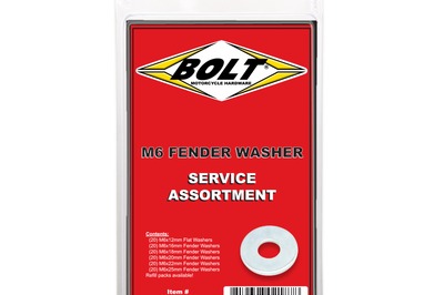 Bolt M6 Fender Washer Assortment 120 Piece Kit - Tires & Wheels