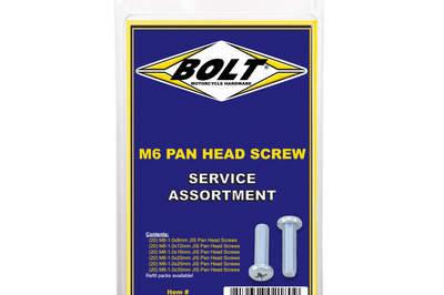 Bolt M6 Pan Head Phillips Assortment 120 Piece Kit - Tires & Wheels