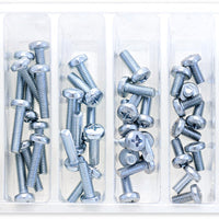 Bolt M6 Pan Head Phillips Assortment 120 Piece Kit - Tires & Wheels