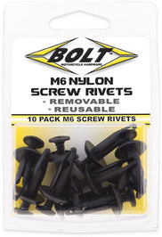 Bolt M6 Screw Rivet Kit 10/pk - Tires & Wheels