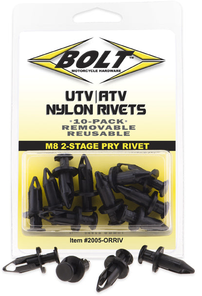 Bolt M8 Pry Rivet Kit 10/pk - Tires & Wheels