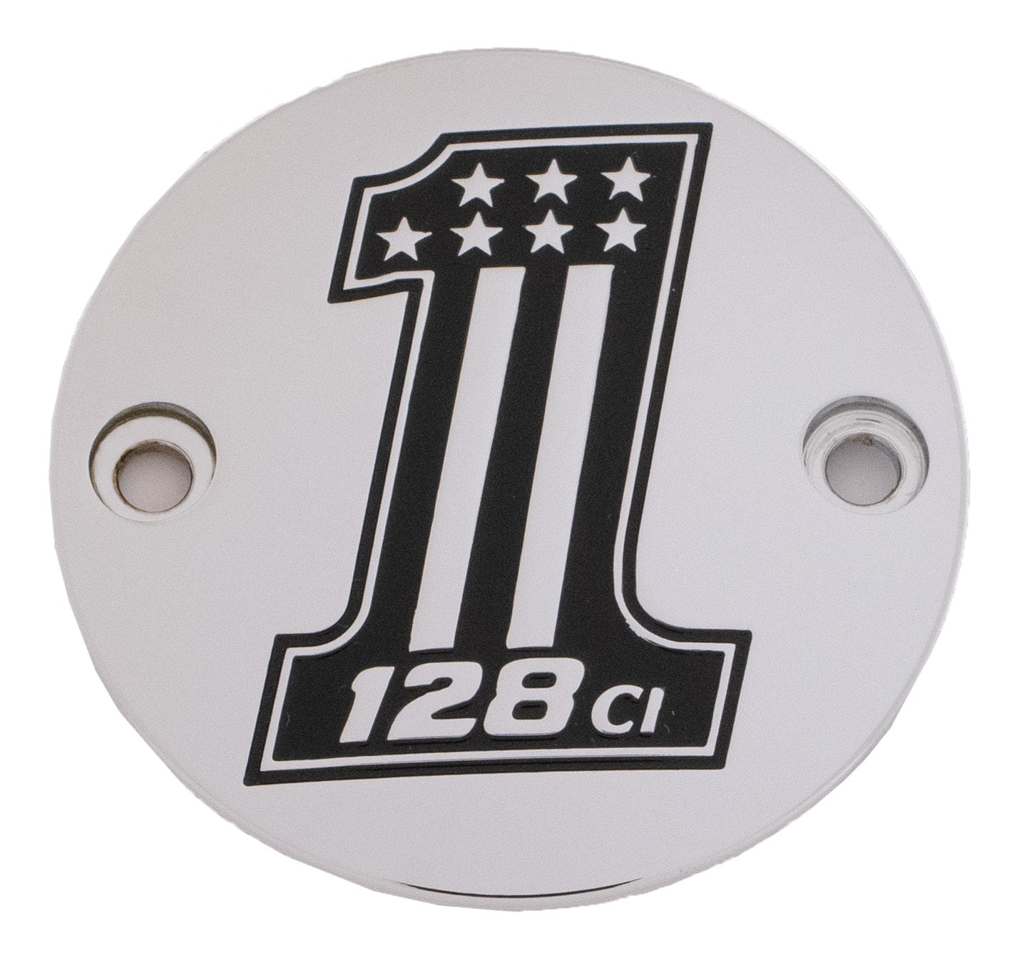 Custom Engraving M8 Timer Cover 128 Chrome - Harddrive Products