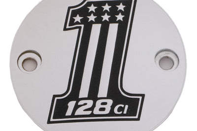 Custom Engraving M8 Timer Cover 128 Chrome - Harddrive Products