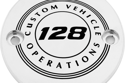 Custom Engraving M8 Timer Cover 128 Cvo Chrome - Harddrive Products