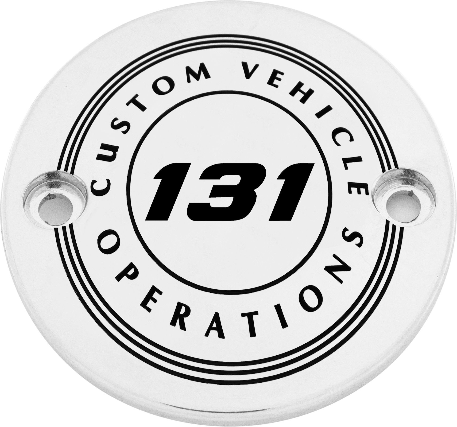 Custom Engraving M8 Timer Cover 131 Cvo Chrome - Harddrive Products