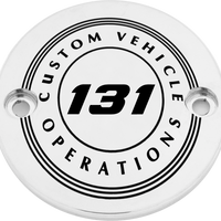 Custom Engraving M8 Timer Cover 131 Cvo Chrome - Harddrive Products