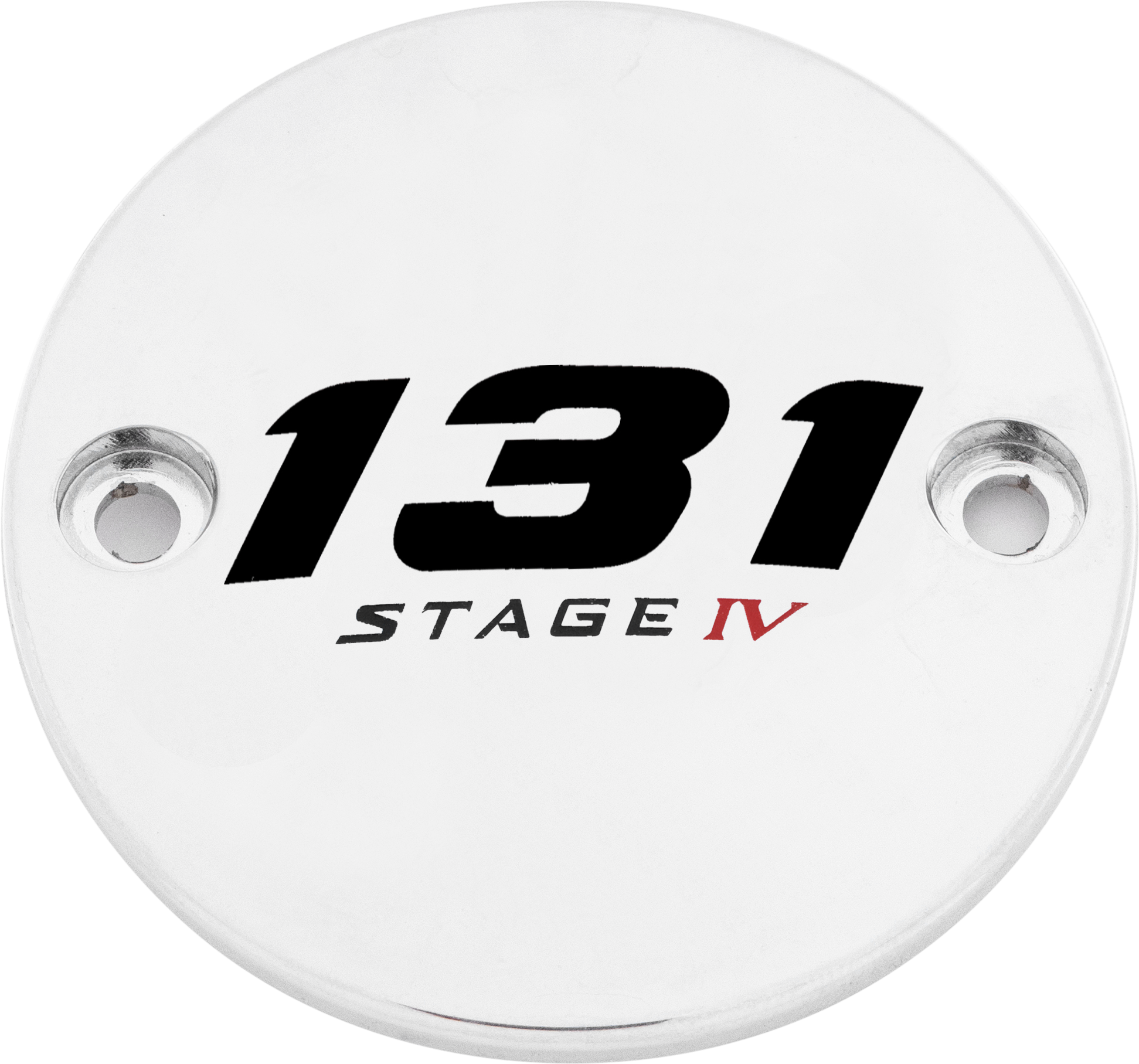 Custom Engraving M8 Timer Cover 131 Stage Iv Chrome - Harddrive Products