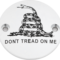 Custom Engraving M8 Timer Cover Don’t Tread Chrome - Harddrive Products