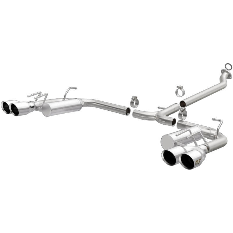 Magnaflow MagnaFlow 18-19 Toyota Camry XSE 2.5L (FWD) Street Series Cat-Back Exhaust w/4in Polished Quad Tips