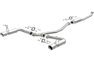 Magnaflow MagnaFlow 2016 + Honda Civic L4 1.5L Street Series Cat-Back Exhaust w/ Polished Tips - Mufflers &