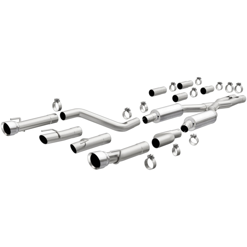 Magnaflow MagnaFlow 2017 + Dodge Charger 409 SS Polished 3in Quad Tips Cat-Back Exhaust - Mufflers &