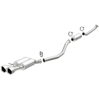 Magnaflow MagnaFlow 2017 + Honda Civic 1.5L 409 SS Single Exit Polished 4.5in Dual Tips Cat-Back Exhaust - Mufflers &