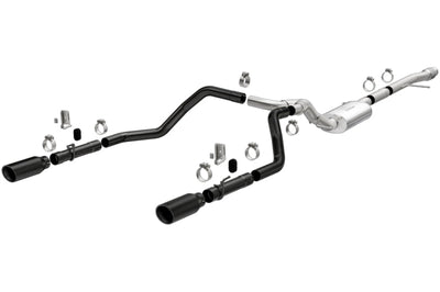 Magnaflow MagnaFlow 2019 Chevy Silverado 1500 V8 5.3L/V6 4.3L Street Series Dual Exit Exhaust w/ Black Tips - Mufflers &