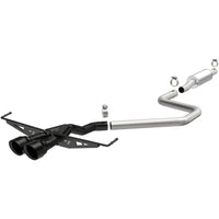 Magnaflow MagnaFlow 2019 Hyundai Veloster 1.6L 2.5in Center Exit Stainless Steel Cat-Back Exhaust w/Blk Tips - Mufflers
