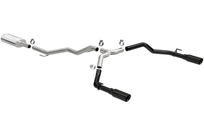 Magnaflow MagnaFlow 2020 Jeep Gladiator 3in Street Series Dual Split Exit SS Cat-Back Exhaust w/Black Tips - Mufflers &