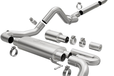 Magnaflow MagnaFlow 2021 Ford Bronco Overland Series Cat-Back Exhaust w/ Single Straight Driver Exit- No Tip - Mufflers