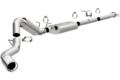 Magnaflow MagnaFlow 2022+ GM 2500/3500HD 6.6L Gas Single Passenger Side Rear Exit Cat-Back Exhaust - Mufflers & Tips