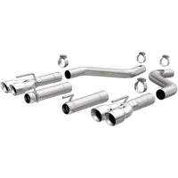 Magnaflow MagnaFlow Axle-Back SS 3in Quad Split Rear 3.5 Tips 2015 Dodge Challenger incl SRT Hellcat - Exhaust Mufflers