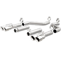 Magnaflow MagnaFlow Axle-Back SS 3in Quad Split Rear 3.5 Tips 2015 Dodge Challenger incl SRT Hellcat - Exhaust Mufflers