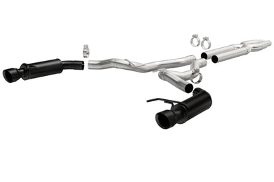 Magnaflow MagnaFlow Cat-Back 15-16 Ford Mustang 5.0L V8 Competition SS 3in Dual Split Rear 4.5in Black Tips - Exhaust