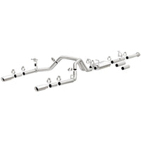 Magnaflow MagnaFlow Stainless Cat-Back Exhaust 2015 Chevy Silverado 2500HD 6.0L Dual Split Rear Exit 4in - Mufflers &