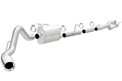 Magnaflow MagnaFlow Sys C/B 11-15 Ford Super Duty F250 6.2L EC CC SS 3.5in Single Rear Pass Side Ext 5in Tip - Exhaust