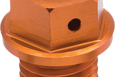 Zeta Magnetic Drain Plug M14x14-p1.5 Red - Orange - Street Collection