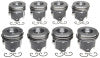 Mahle OE Ford IHC T444E 445 V8 7.3L Powerstroke Direct Injection Turbo Piston Set (Set of 8) - Engine Components