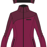 Dsg Malea Softshell Jacket Garnet Heather Xs - Black/Neon Yellow / 2X-Large - Apparel Collection