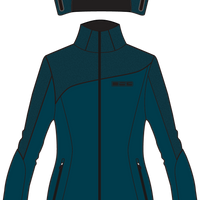 Dsg Malea Softshell Jacket Garnet Heather Xs - Black/Neon Yellow / 2X-Large - Apparel Collection