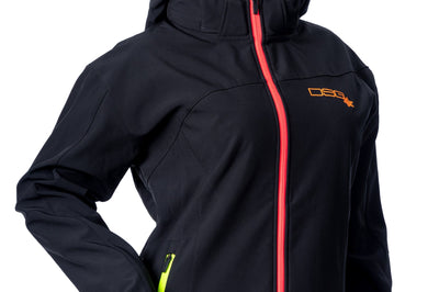 Dsg Malea Softshell Jacket Garnet Heather Xs - Black/Neon Yellow / 2X-Large - Apparel Collection