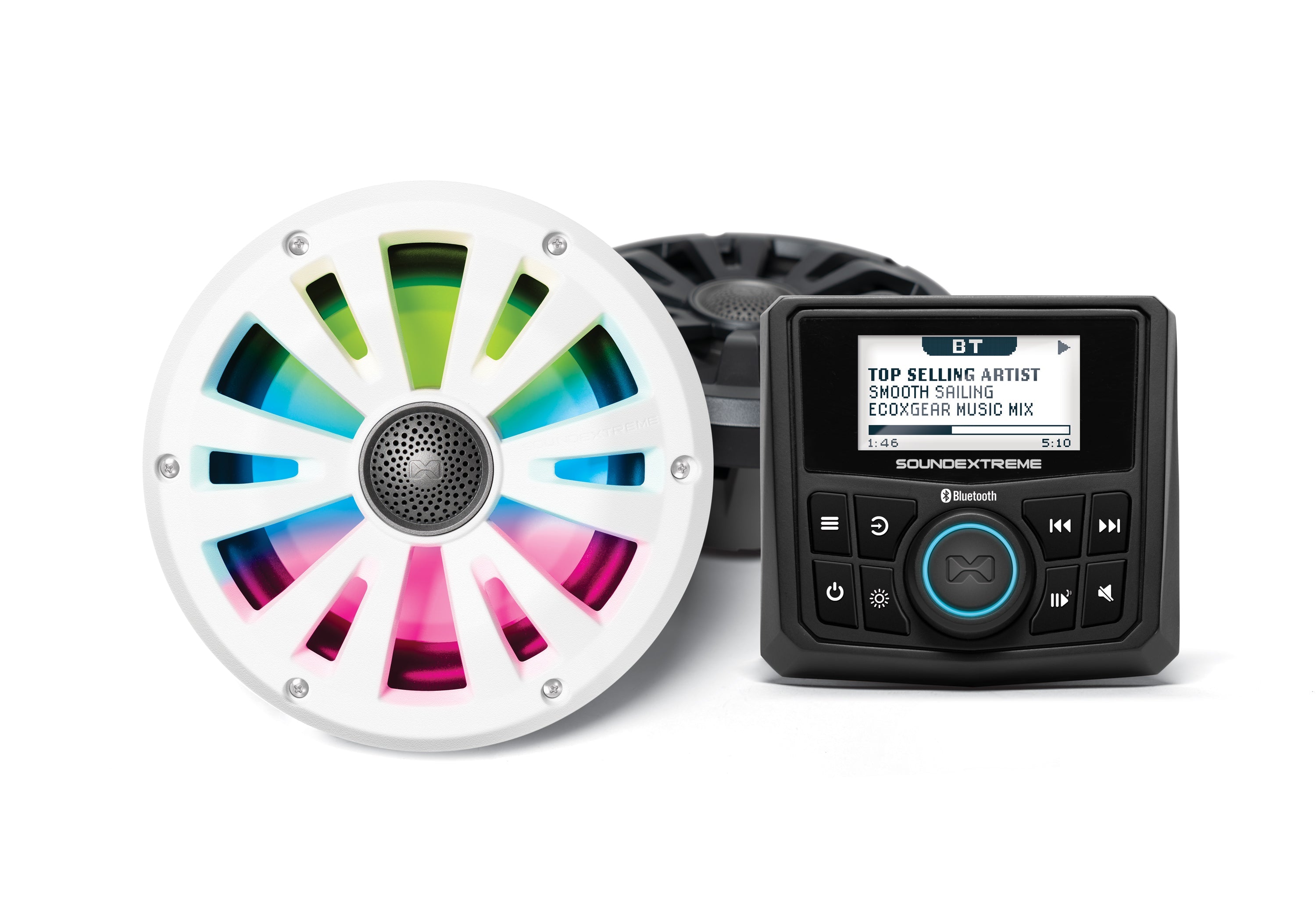 Ecoxgear Marine Gauge Radio Led Controller 2 6.5’’ Speakers