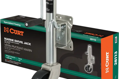 Curt Marinetrailerjack 6’’ Wheel1,200lbs10’’ Travel - Watercraft Collection