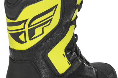 FLY RACING Marker Boot Black/Grey/Hi Vis Sz 14 - Footwear